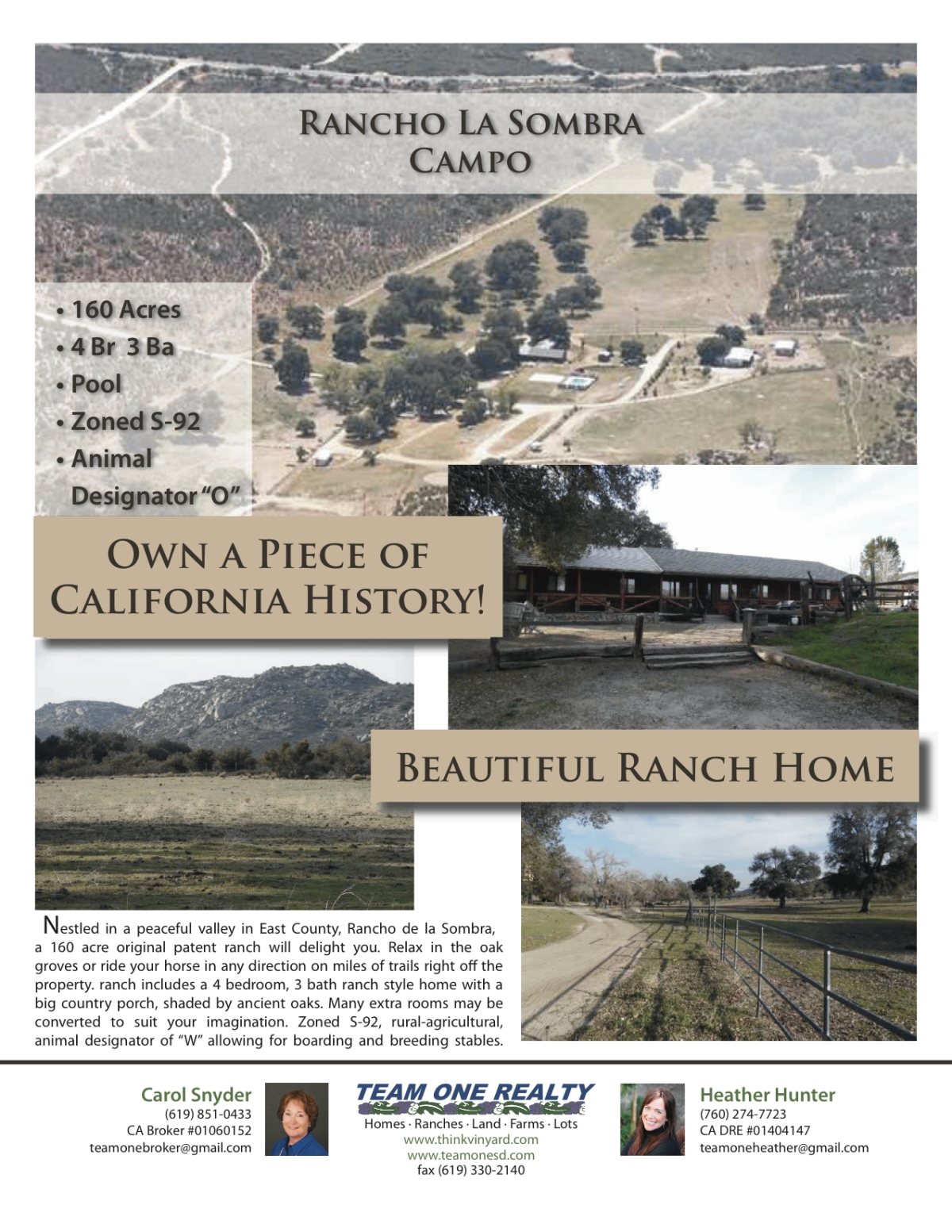Own a Piece of California History!